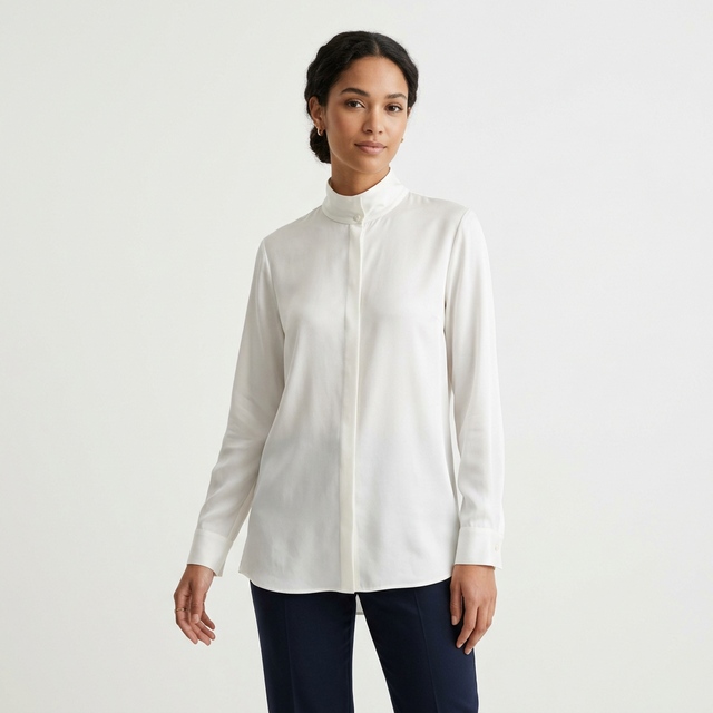 Minimalist Silk Shirt